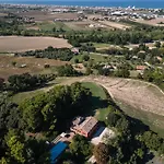 Adele - Historic Dimora With Pool & Sea View 세니갈리아